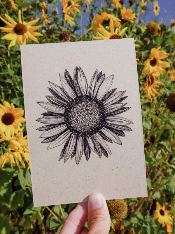 Karte Sonnenblume
