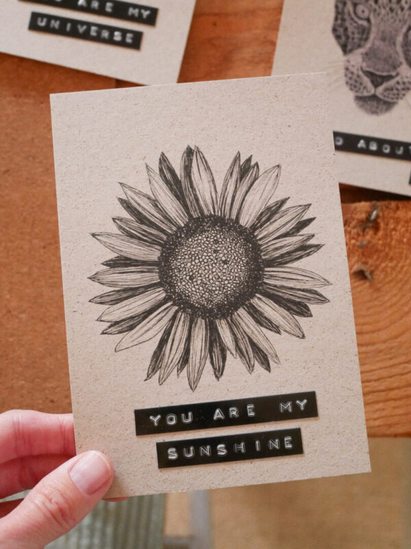 Karte You are my sunshine