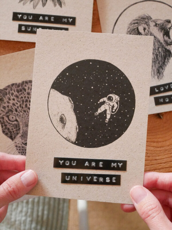 Karte You are my universe